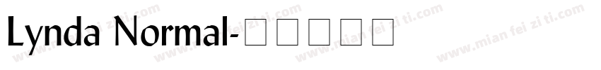 Lynda Normal字体转换